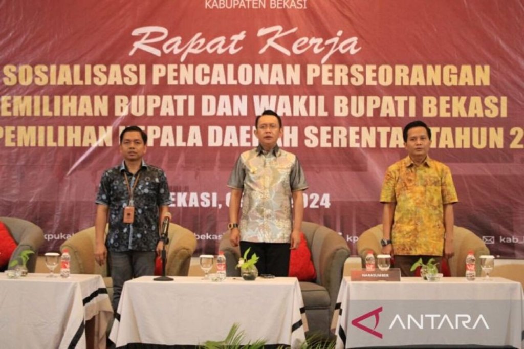 KPU Kabupaten Bekasi Sosialisasikan Syarat Pencalonan Perseorangan Pilkada 2024